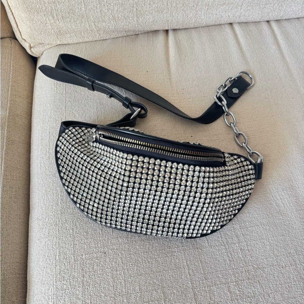 Black and Silver Studded Women's Bag
